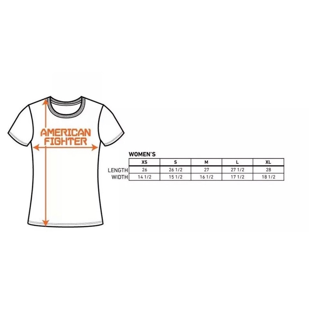 AMERICAN FIGHTER Womens T-Shirt PHILIPS Athletic - Picture 7 of 7